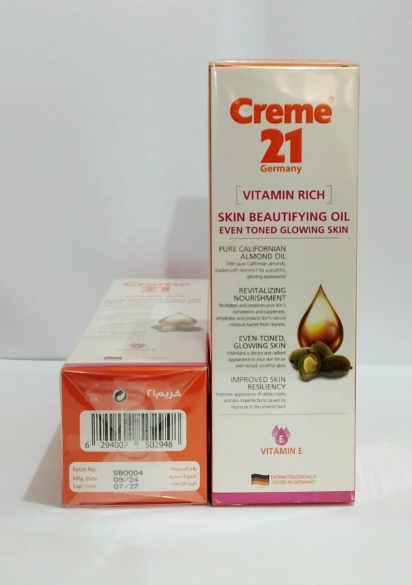 Creme 21 Vitamin Rich Skin Beautifying Oil – 100ml