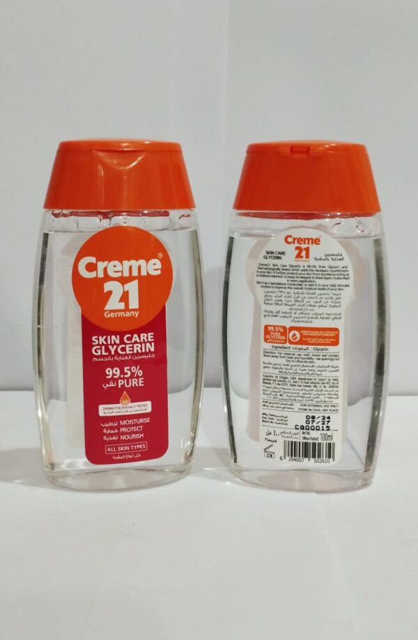 Creme 21 Skin Care Glycerin – 99.5% Pure | 100ml